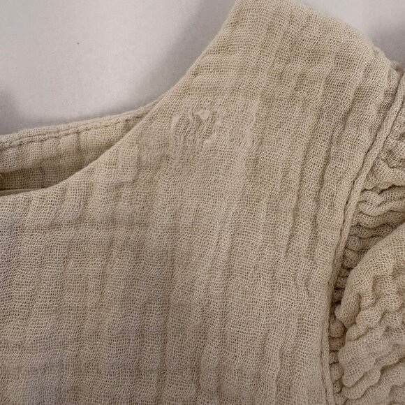 Made in Canada organic cream dress 12-18 months - Picture 3 of 3